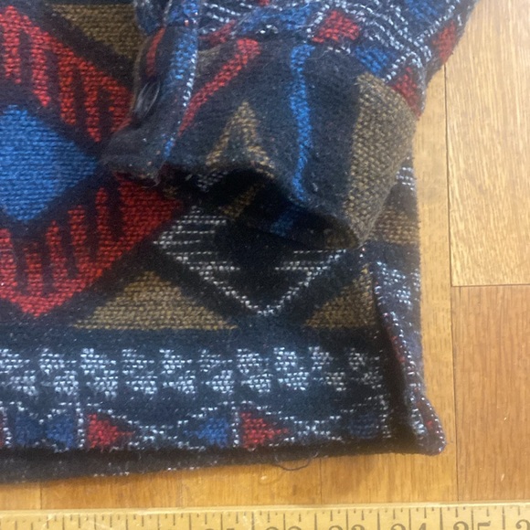 Forever 21 Tribal Style Jacket Men’s Size Medium Button Front Aztec Pattern - Picture 10 of 15